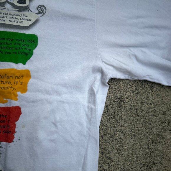 Bob Marley King of Music Graphic Tee Mens XL Rasta Statement Shirt - Picture 6 of 15